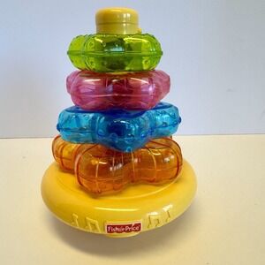 Fisher Price Superstar Classical Rock A Stack Star Stacking Rings Musical Baby